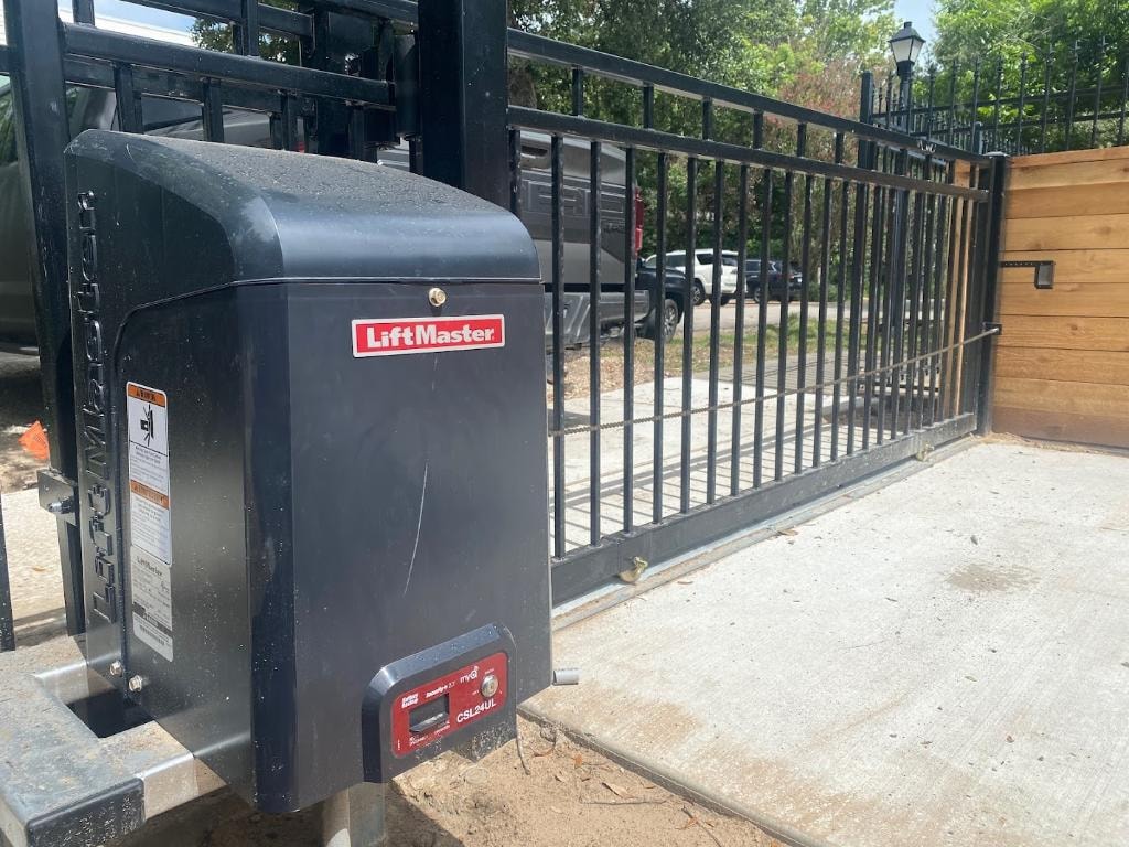 Gate installation job by Access Pro Gate Company in Montgomery County TX