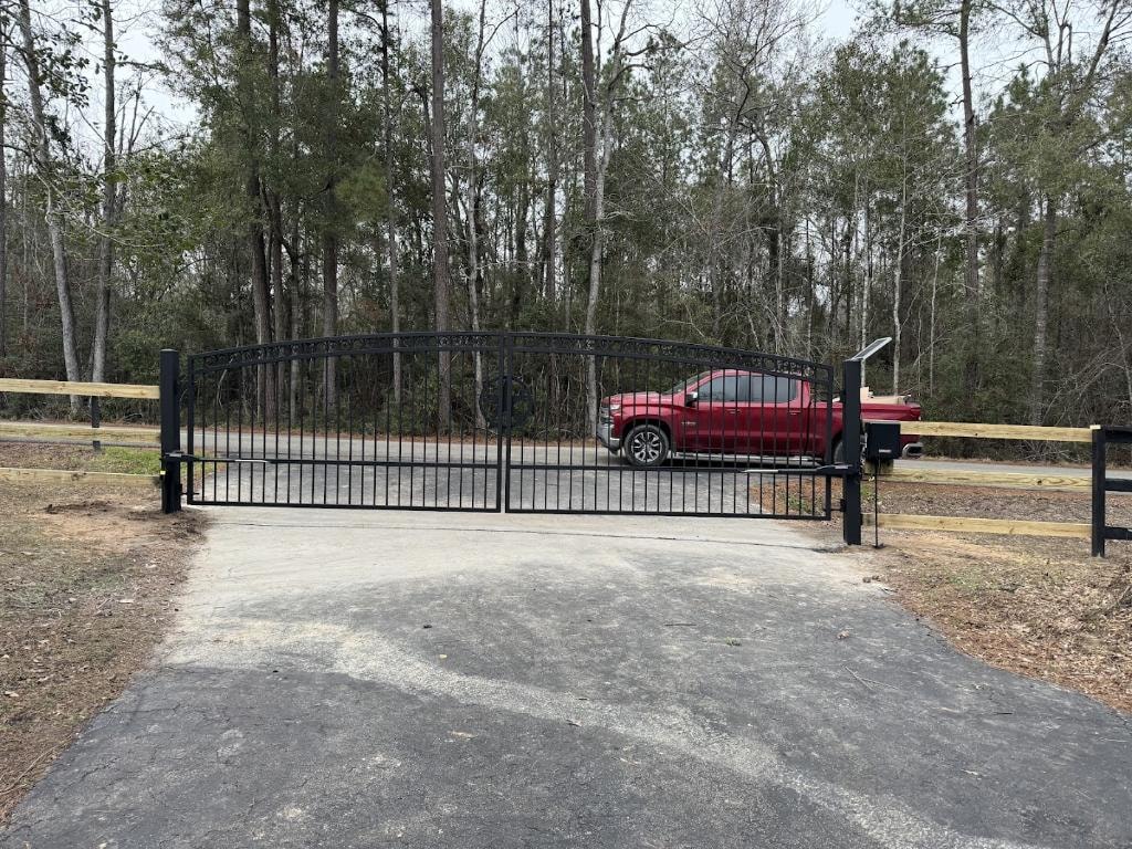 Automatic gate installation by Access Pro Gate Company in Conroe TX